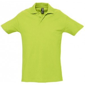 POLO PIQUÉ M/M 3 BOT SPRING VERDE MAÇÃ 